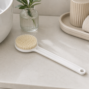 Soft Bristle Body Brush in use